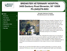 Tablet Screenshot of brewstervet.com